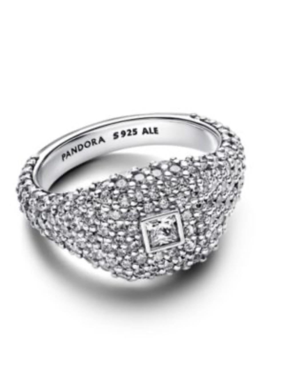 Pandora P2S 925 Sterling Silver ALE Timeless Elegance Princess Cut Ring SZ Any